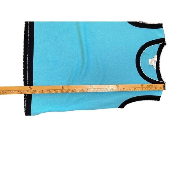 Exclusively Misook Women's Blue‎ Knit Open Front Cardigan with Tank Set Size S - Picture 8 of 11